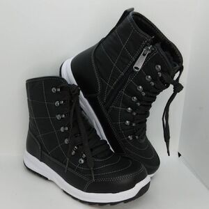 Weatherproof "Katie" Women's NEW Black , Faux Fur Lined Designers Boots - sz. 6